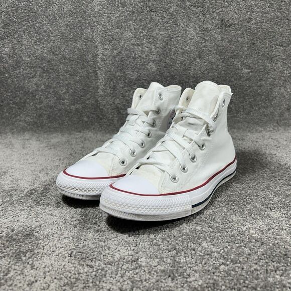 Converse Chuck Taylor All Star M7650 Mens Sz 6 Women’s Sz 8 White High Top Shoes - Picture 4 of 12
